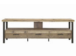 Aadhya Weathered Pine Wood 71" TV Console