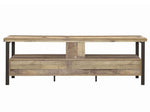 Aadhya Weathered Pine Wood 71" TV Console