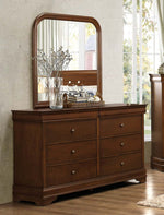 Abbeville Brown Cherry Wood Dresser