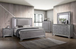 Alanis Gray Wood Cal King Bed (Oversized)