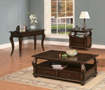 Amado Walnut Wood Rectangular Sofa Table