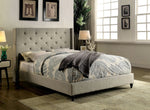 Anabelle Contemporary Warm Gray King Bed