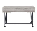 Analiese Grey Driftwood Wood/Black Metal Writing Desk