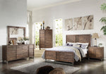 Andria Reclaimed Oak Acacia Wood Queen Bed