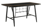 Appert Dark Gray Wood/Metal Counter Height Table