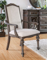 Arcadia 2 Rustic Natural Tone/Ivory Arm Chairs