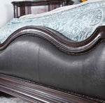 Arcturus Brown Wood Cal King Bed (Oversized)