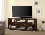 Aurora Cappuccino Wood TV Stand with 2 Drawers