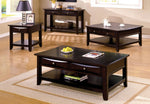 Baldwin Espresso Wood End Table