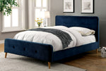 Barney Navy Flannelette Queen Bed