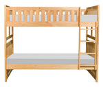 Bartly Natural Wood Full Bunk Bed