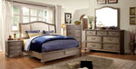 Belgrade II Cal King Bed with Fabric Headboard