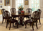 Bellagio Brown Cherry Round Dining Table