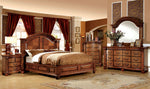 Bellagrand Antique Tobacco Oak Queen Bed