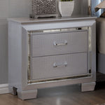 Bellanova Contemporary Silver Nightstand