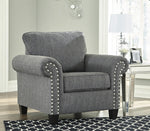 Agleno Charcoal Fabric Chair