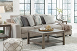 Ardsley 2-Pc Pewter Fabric RAF Sectional Sofa