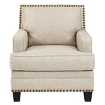 Claredon Contemporary Linen Fabric Chair