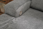 Coombs Charcoal Fabric 2-Seat Power Recliner Sofa