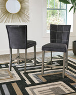 Dontally 2 Two-Tone Counter Height Chairs