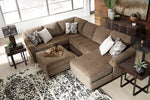 Graftin 3-Pc Teak RAF Sectional Sofa (Oversized)