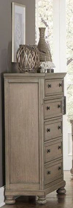 Bethel Wire Brushed Wood Chest