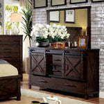 Bianca Dark Walnut Wood Dresser