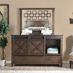 Bianca Dark Walnut Wood Dresser