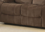 Bill Brown Fabric Manual Recliner Loveseat