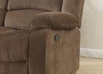 Bill Brown Fabric Manual Recliner Loveseat