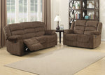 Bill Brown Fabric Manual Recliner Sofa