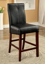 Bonneville 2 Black Counter Height Chairs