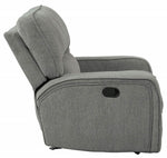 Borneo Mocha Fabric Manual Recliner