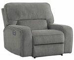 Borneo Mocha Fabric Power Recliner