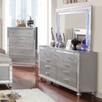 Brachium Silver Wood 7-Drawer Dresser