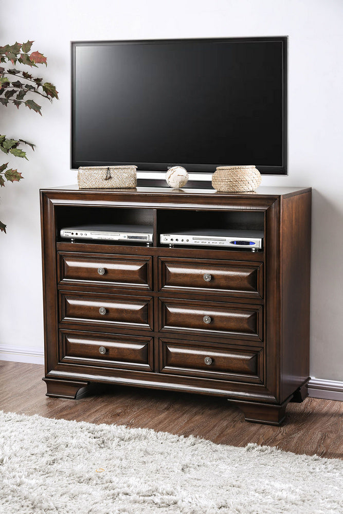 Brandt Brown Cherry Wood TV Chest