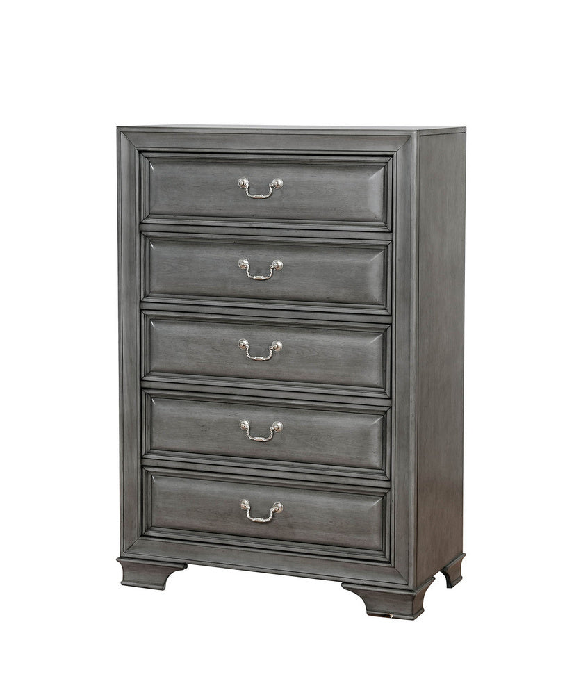 Brandt Gray Wood Chest