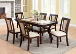 Brent 2 Dark Cherry/Ivory Side Chairs