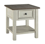 Bolanburg Two-Tone Wood End Table