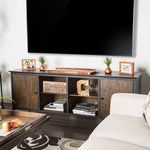 Broadland Medium Weathered Oak 72" TV Stand