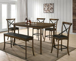 Buhl I Burnished Oak Wood Counter Height Table