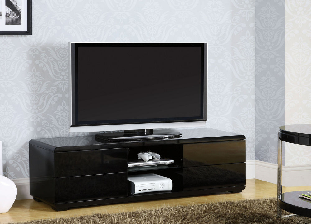 Cerro Black Lacquer Wood TV Stand