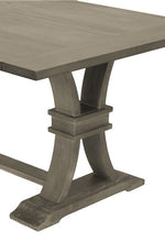 Carlie Gray Wood Extendable Dining Table