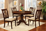 Carlisle 2 Brown Cherry Wood Side Chairs