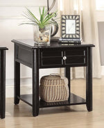 Carrier Brown Wood End Table