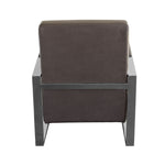 Century Elephant Grey Bonded Leather Accent Chair