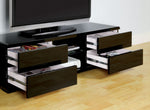 Cerro Black Lacquer Wood TV Stand