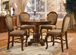 Chateau De Ville 2 Cherry Wood/Fabric Counter Height Chairs