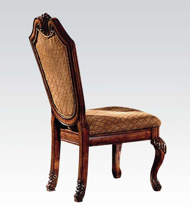 Chateau De Ville 2 Cherry Wood/Fabric Side Chairs