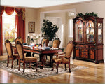 Chateau De Ville Cherry Wood/Glass Buffet with Hutch